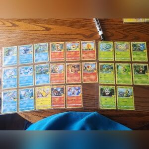 Complete set of 2021 McDonald's Happy Meal Pokémon 25th Anniversary Cards